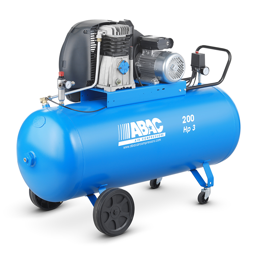 A39_200_CM3, COMPRESSORI A TRASMISSIONE a cinghia monostadio ABAC