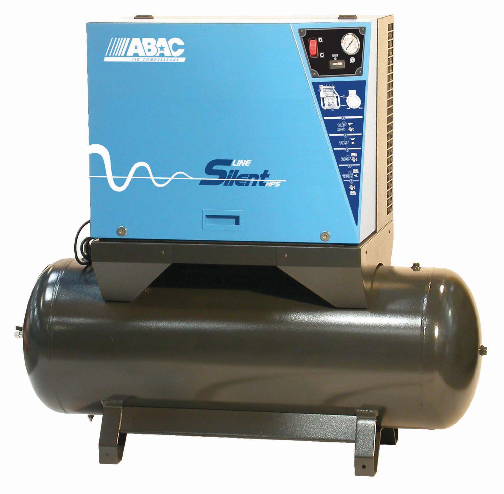 B5900 LN 270 5.5, COMPRESSORI A TRASMISSIONE A CINGHIA BISTADIO ABAC