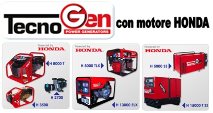 Tecnogen con motore HONDA